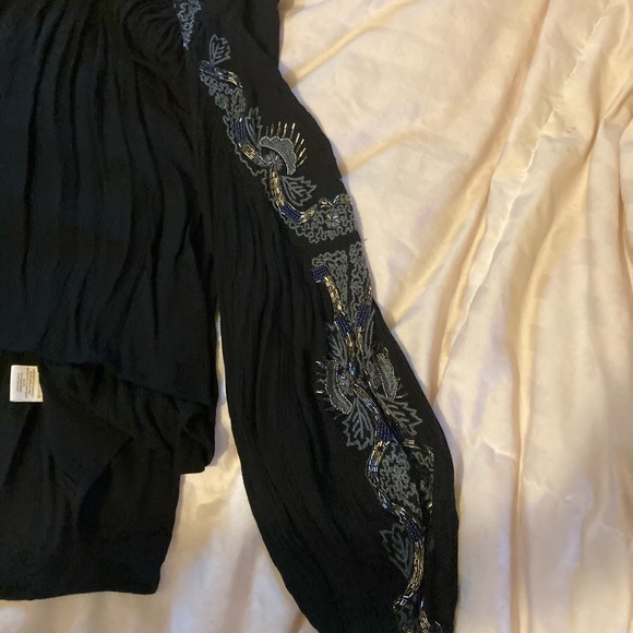 Free People Sweet Escape Embellished Tunic Blouse - Picture 5 of 9